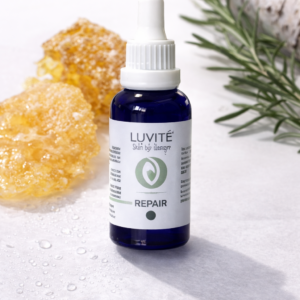 Peptide and antioxidant repair serum with botanical ingredients for skin regeneration and anti-aging treatment